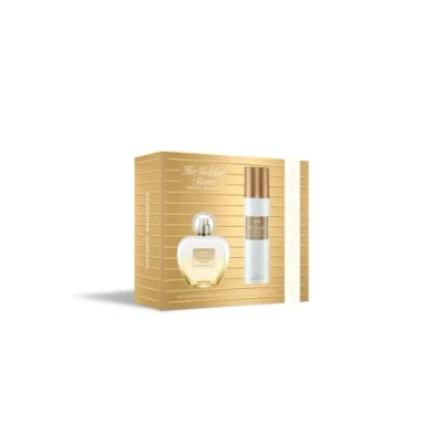 Image of Antonio Banderas Her Golden Secret Gift Set 80ml EDT + 150ml Deodorant Spray