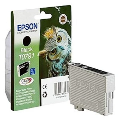 Image of Epson T0791 Ink Cartridges Original, Black, Genuine