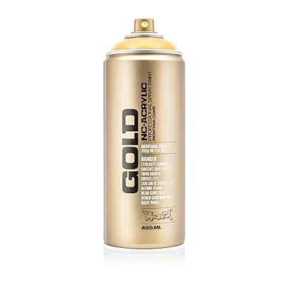 Image of Montana Cans 419331 Spray Gold GLD400 T1220, 400 ml, Transparent Yellow Cab