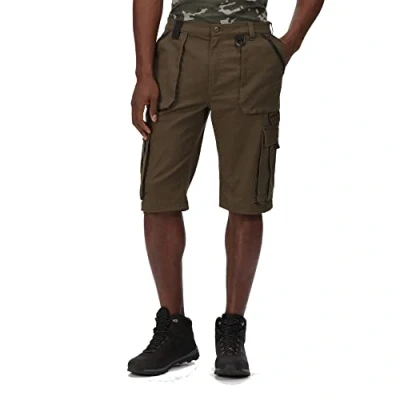 Image of Regatta Professional Mens Pro Utility Cargo Shorts Khaki
