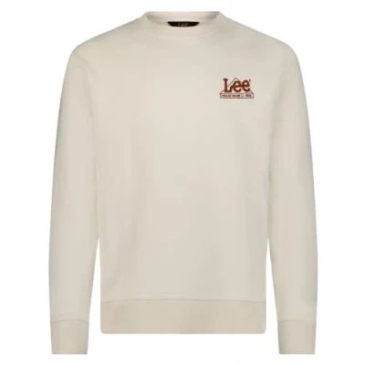 Image of Lee Seasonal CREW Sweatshirt, Men&#039;s, Size: XL, Ecru