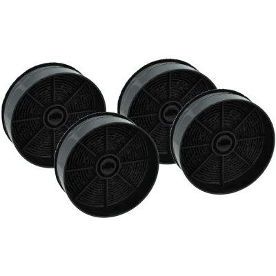 Image of 4x Activated Carbon Filter Replacement for Küppersbusch 61801346 Extractor Hood 12.4 cm Vhbw