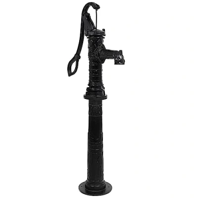 Image of vidaXL Garden Water Pump with Stand Cast Iron Green Farm Irrigation Ornament