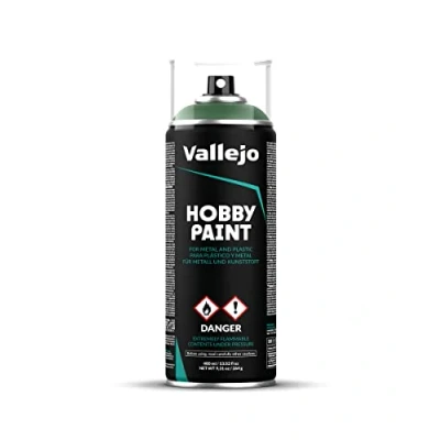 Image of Vallejo 28028 Sick Green Spray Hobby Paint (400 ml)
