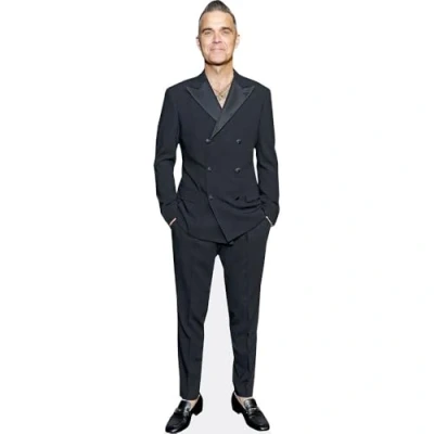 Image of Robbie Williams (Black Suit) Life Size Cutout