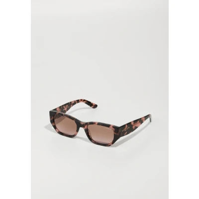 Image of VOGUE EYEWEAR Woman VO5586S 315014 Sunglasses Acetate Turtle Pink Squared Normal Shaded