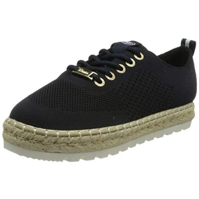 Image of TOM TAILOR Women&#039;s 3296902 Loafer, Navy, 5 UK