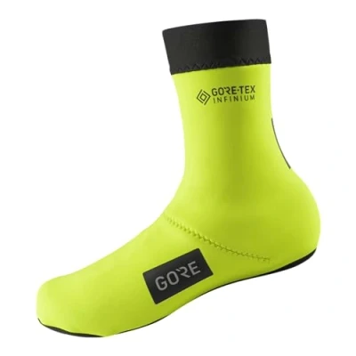 Image of GORE WEAR Unisex Thermo Cycling Shoe Covers Shield, TEX INFINIUM, Neon Yellow/Black, 42 43