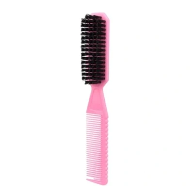 Image of Professional Hair Styling Salon Tools, Neck Duster Broken Remove Comb, Soft Cleaning Brush,Hairdressing Tools (Pink)