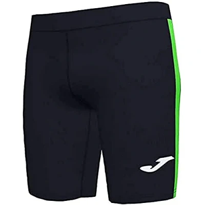Image of Joma Elite VII Short running, Man, mens, 101581.117, Black Fluorescent Green, M