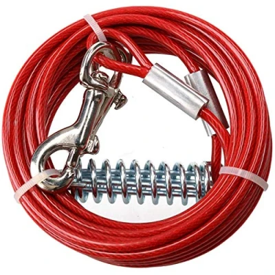 Image of 30FT/ 9M Weather Resistant Strong Secure Pet Dog Tie Out Cable