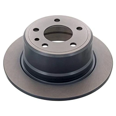 Image of 34211158576 Brake disc FEBI BILSTEIN 43808 Rear Axle 299,8mm 9,9mm 5 Hole 120mm solid Coated BMW: Saloon, Touring