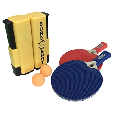 Image of Sure Shot Matthew Syed Outdoor Table Tennis Set Red/Blue