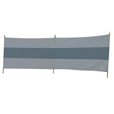 Image of Bo Camp Windbreak Popular 2 compartment 3.35x1.2 meters, gray
