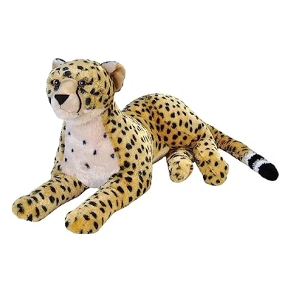 Image of Wild Republic Jumbo Cheetah Giant Plush Soft Toy, Gifts for Kids, 76 cm