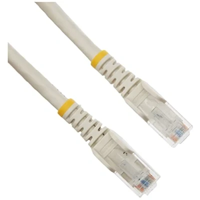 Image of StarTech.com 1m CAT6 Ethernet Cable White CAT 6 Gigabit Wire 650MHz 100W PoE RJ45 UTP Network/Patch Cord Snagless w/Strain Relief Fluke Tested/Wiring is UL Certified/TIA (N6PATC1MWH)