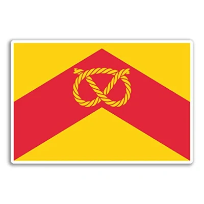 Image of 2 x 10cm Staffordshire UK Vinyl Stickers Travel Sticker Laptop Luggage #32843 (10cm Wide)