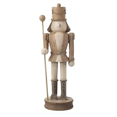 Image of Heaven Sends Resin Nutcracker 32 Centimetre Tabletop Decoration
