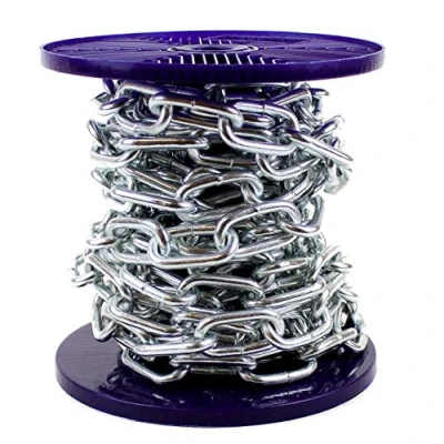 Image of Ali&#039;s DIY Strong BZP Bright Zinc Plated Heavy Duty Steel Chain 7MM 15 Metre Custom Cut Length