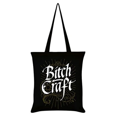 Image of Grindstore Bitch Craft Tote Bag Black 38x42cm