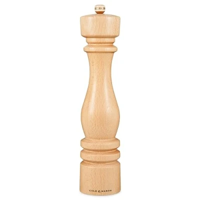Image of Cole &amp; Mason London 30cm Natural Beech Salt Mill