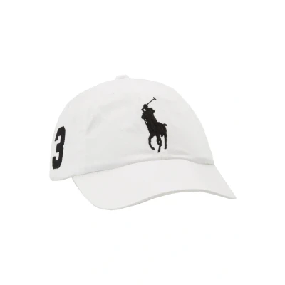 Image of Polo Ralph Lauren BIG PONY Chino BALL CAP Cap, Size: One Size, White