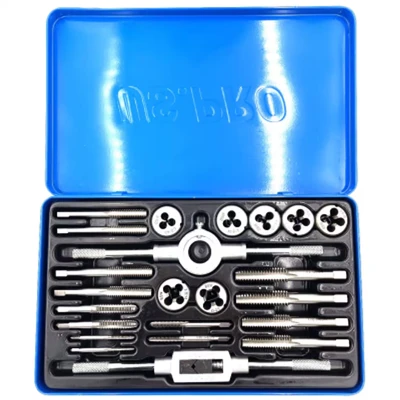 Image of US PRO B2640 23pc Whitworth Tap and Die Set 2640, Blue