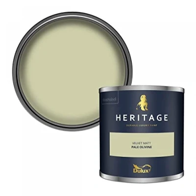 Image of Dulux Trade Heritage Velvet Matt Emulsion Pale Olivine (2.5 Litres)