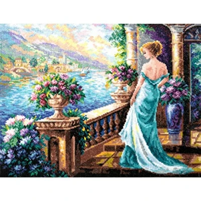 Image of Magic needle 65 04 ZW My Goddess Counted Cross Stitch Kit with Zweigart Edition Cotton Multi Coloured 40 x 32 cm