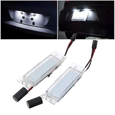 Image of Ricoy 2 PCS 18 LED License Plate Light For Corsa C D Astra H J Insignia 6000K (Pack of 2)