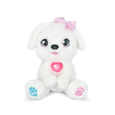 Image of VTech Kosy the Kissing Puppy, Interactive Soft Toy, Kids Plush Toys for Sensory Play, Puppy Cuddle Toy Role 200+ Phrases, Songs, Melodies &amp; Sounds, 4+ Years, English Version