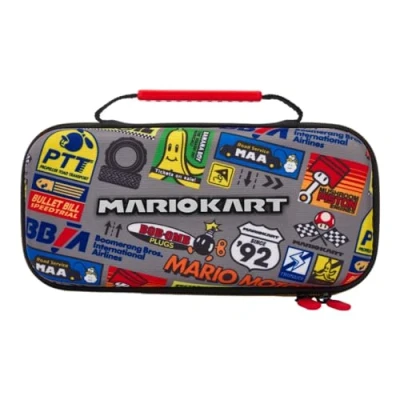 Image of PowerA Protection Case for Nintendo Switch, Switch Lite &amp; OLED Model, Hard Shell Protective Pouch with Carry Handle and 9 Game Cards Storage, Official: Mario Kart