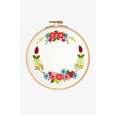 Image of DMC Magical Wreath Embroidery Kit