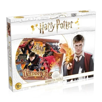 Image of Winning Moves Harry Potter Quidditch 1000 Piece Jigsaw Puzzle Game, together Scenes, great gift for ages 10 plus