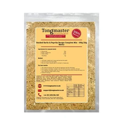 Image of Smoked Garlic &amp; Paprika Burger Complete Mix 100g (1kg Batch)