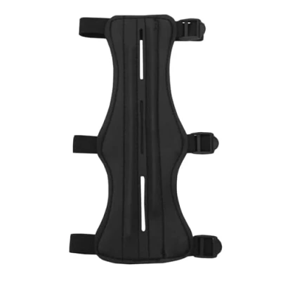 Image of QYWT Archery Arm Guard, Soft Hand Protector, Adjustable Forearm Leather Wrist Protector for Outdoor Hunting Shooting