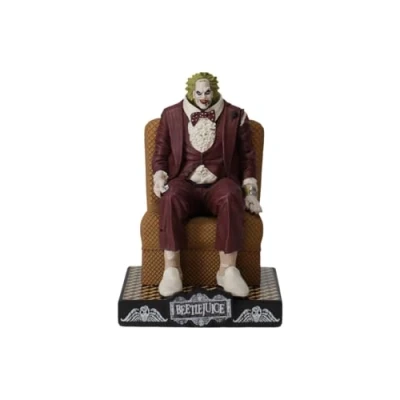 Image of Royal Bobbles Beetlejuice Shrunken Head Collectible Bobblehead Statue