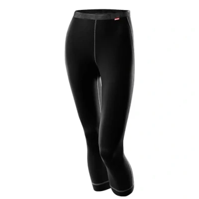 Image of LÖFFLER Löffler women&#039;s pants 3/4 transtex warm, Womens, 10750, black, 44 (EU)