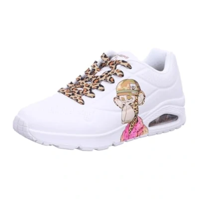 Image of Skechers UNO Unisex Trainers white, Size: 8, White High quality imitation leather