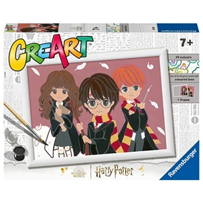 Image of Ravensburger CreArt D Series Harry Potter, The Magic Trio, Paint 7+ Years, 201389