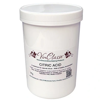 Image of VinClasse Citric Acid 1Kg Bulk Tub