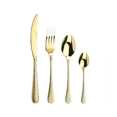 Image of Arthur Price Champagne Avalon 16 Piece Cutlery Box Set FREE of 4 Teaspoons