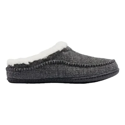Image of Sorel LANNER RIDGE Men&#039;s Slippers, Grey (Grill x Black), 11 UK