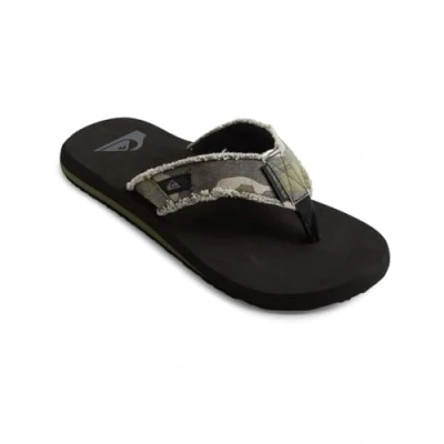 Image of Quiksilver Men&#039;s Monkey Abyss Sandal, Green/Brown/Black, 13 UK