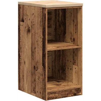 Image of vidaXL Garage Storage Cabinet Solid Pine Wood 40x51x85 cm Tool Organizer for Workshop/Basement