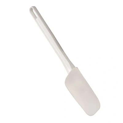 Image of KitchenCraft Flexible Rubber Spatula Spoon, White, 24.5cm
