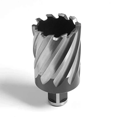 Image of Evolution Power Tools Long Series Broaching Cutter For Magnetic Drill Universal Fitting Mag Drilling Bit 50mm Length x 52 mm Diameter