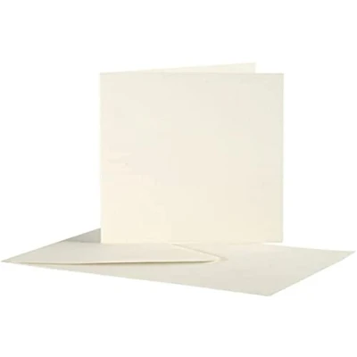 Image of Creativ Company 23708 10 Piece Cards and Envelopes, Off White