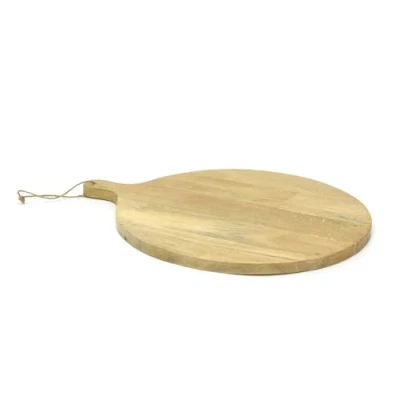 Image of Carousel Home Extra Large Mango Wood Chopping Board Rustic Wooden Kitchen Serving Platter Traditional Cutting 60cm
