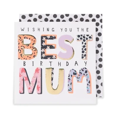 Image of Kindred Wishing You The Best Birthday Mum Card